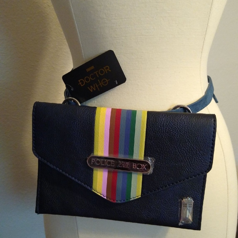 Doctor Who Jodie Whittaker Belt Bag Purse Wallet Thin 13th Dr Who Women's Tardis